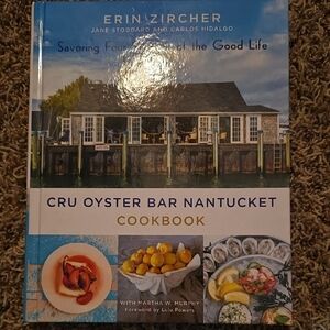 Cru Oyster Bar Nantucket Cookbook - Blue